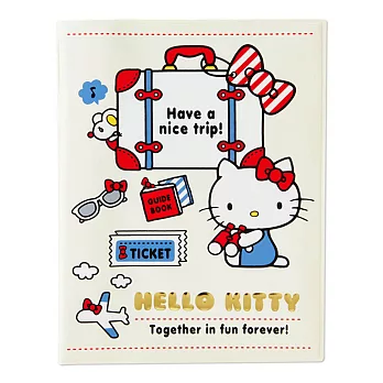 《Sanrio》HELLO KITTY PVC護照收納套(旅行小物)