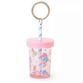 《Sanrio》雙星仙子趣味飲料杯造型鑰匙圈