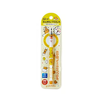 《Sanrio》蛋黃哥*三菱鉛筆KURUTOGA 0.5mm新式旋轉自動鉛筆(馬戲團)