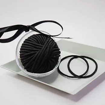 Kitch 奇趣設計 純色棒棒糖髮圈 - 5款可選 黑色系