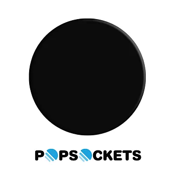 【PopSockets 泡泡騷】 美國No.1時尚多功能手機支架 -黑色