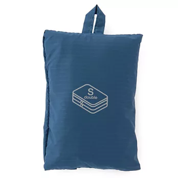 [MUJI無印良品]滑翔傘布旅行分類可折收納袋/雙層/S/藍