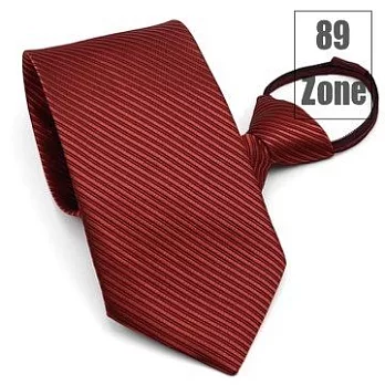 89zone 法式時尚氣質斜紋領帶 211500001紅色