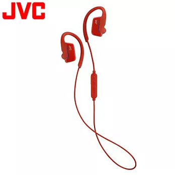 JVC無線藍牙運動型耳掛式防水耳機HA-EC600BT紅色