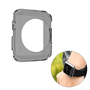 Apple Watch TPU軟質保護殼(38mm)/透黑