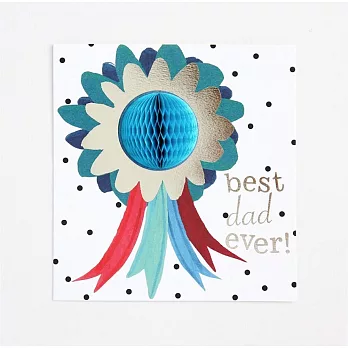 【英國caroline gardner】Best dad ever card ＃父親節＃立體卡片＃PMM010