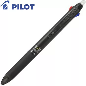 PILOT二色按鍵魔擦筆(藍紅)0.5黑桿