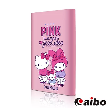 【Hello Kitty】粉紅友情 12000 Plus 超薄時尚行動電源友情粉紅