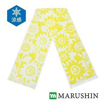 日本丸真【Eco de COOL 涼感運動毛巾】_黃色向日葵