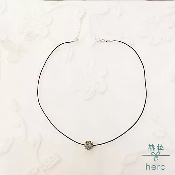 【Hera】赫拉 蛋白鑽糖果色頸鍊-3色黑色