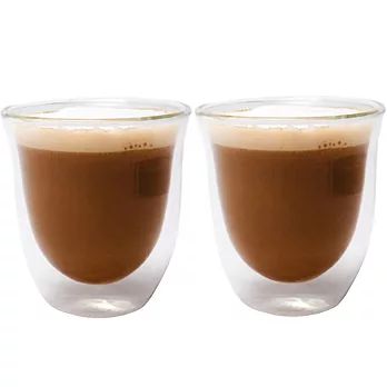 《CreativeTops》Cafetiere雙層玻璃杯2入(190ml)