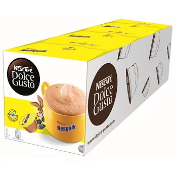 雀巢咖啡 Dolce Gusto Nesquik 高鈣巧克力飲品 (3盒x256g)