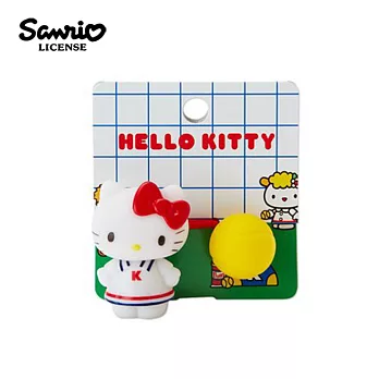 【日本正版授權】凱蒂貓 復古網球 髮圈/髮束 Hello Kitty