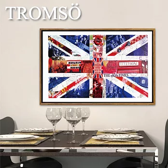 TROMSO北歐風尚板畫有框畫-時代英倫40X60CM