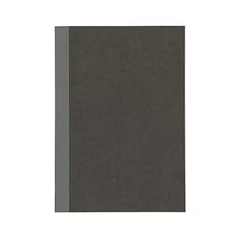 [MUJI無印良品]再生紙筆記本(5mm方格)/30張.線裝.A5.深灰