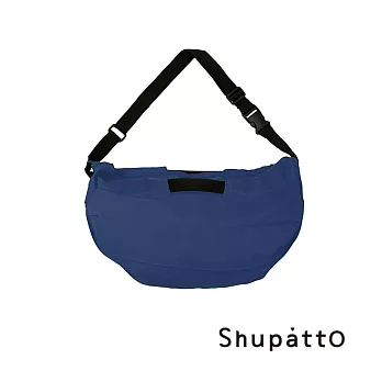 日本Marna Shupatto Shoulder Bag 2Way 輕便折疊斜肩兩用包-海軍藍