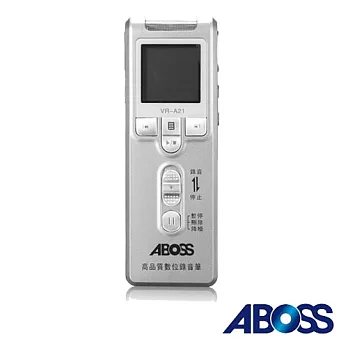 ABOSS高音質數位錄音筆4GB(VR-21)銀色