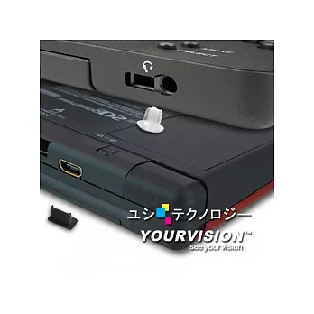 NDSL / NDSi / N3DS 耳機孔+電源孔 防塵保護套(二組入)