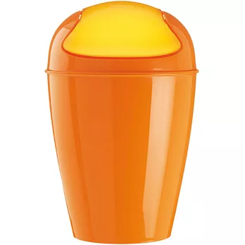 《KOZIOL》Del搖擺蓋垃圾桶(橘XL)
