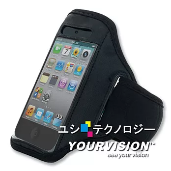 Apple iPod touch 4 專用簡約風運動臂套 _紅