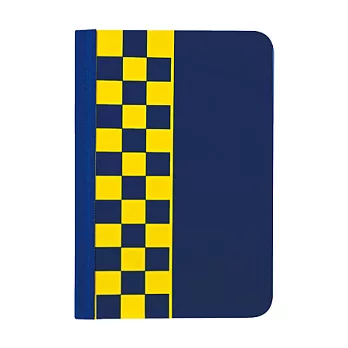 Ozaki O!coat Pattern iPad mini幾何圖形保護套-格紋（藍黃）