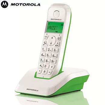 摩托羅拉 MOTOROLA S1201 DECT數位無線電話《免持對講》(綠)綠色