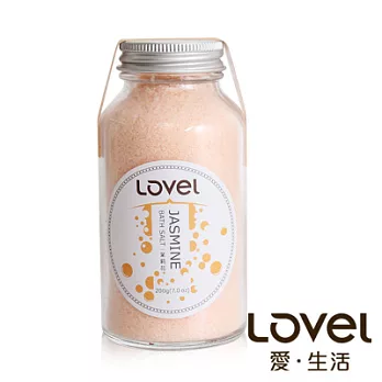 Lovel 天然井鹽/香氛沐浴鹽200g(茉莉花)