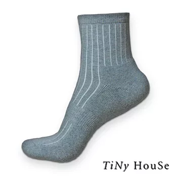 TiNyHouSe 舒適襪 厚底運動襪 休閒運動襪2雙入(尺碼M淺灰色)
