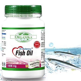 Organika 優格康-Omega3 魚油 1000mg(90顆)