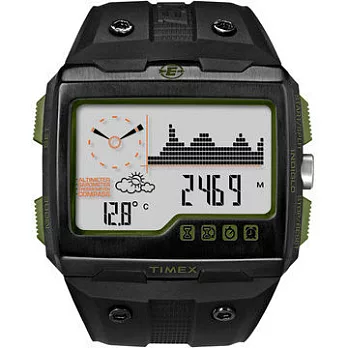 【TIMEX 】WS4-WIDE SCREEN 4 FUNTIONS (黑 TXT49664)
