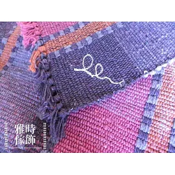 [雅時傢飾] 義大利進口純棉地毯 MIXER 50x80cm紫色