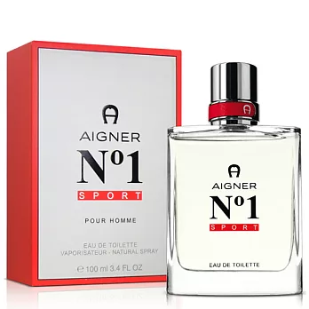 【即期品】Aigner 愛格納 NO1 sport 男性淡香水(100ml)