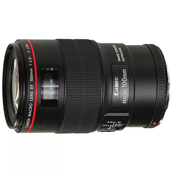 (公司貨)Canon EF 100mm F2.8L Macro IS USM 微距鏡頭-送濾鏡(67)+大吹球清潔組