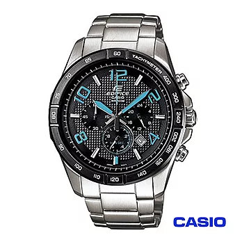 【CASIO卡西歐】藍光三眼時速賽車錶 EFR-516D-1A2