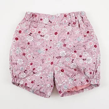 【愛的世界】MYBABY小兔花園系列磨毛燈籠褲-台灣製-100粉紅色