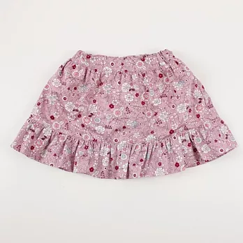 【愛的世界】MYBABY小兔花園系列荷葉小圓裙-台灣製-95粉紅色