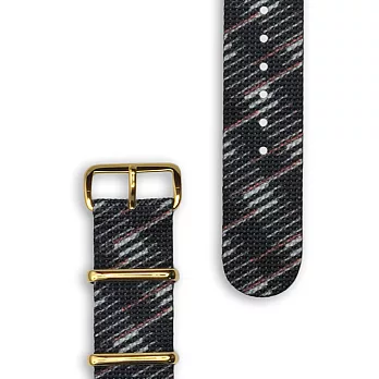 HYPERGRAND - 20MM Rapide STRAP 灰白光束錶帶 (金釦)