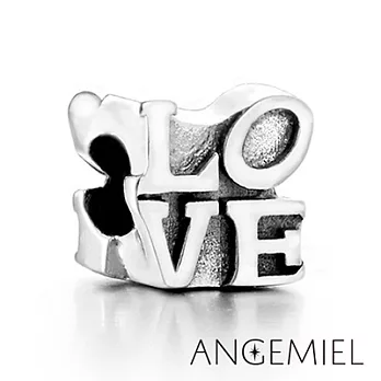 Angemiel安婕米 925純銀珠飾 LOVE 串珠