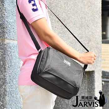 Jarvis 側背包 休閒公事包-品咖-8808黑色