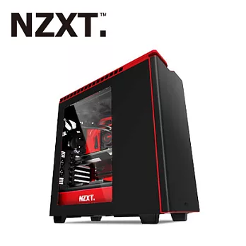 NZXT H440 靜音系列 電腦機殼(黑紅)黑紅