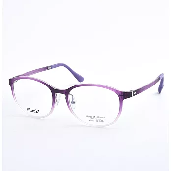 【大學眼鏡】Gluck!繽紛耀眼 圓框平光眼鏡 40-Violet霧紫色漸層