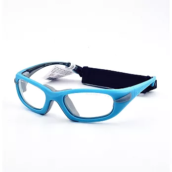 【大學眼鏡】PROGEAR 突破極限 長方框運動眼鏡 EG-L1030-11粉藍/淺灰