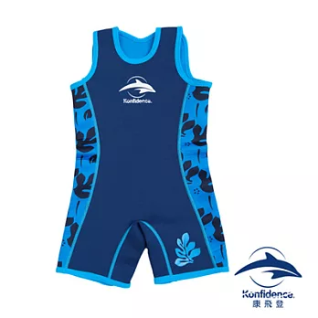 Konfidence 康飛登 Warma wetsuits 寶寶防寒衣 - 水藍棕櫚2-3歲