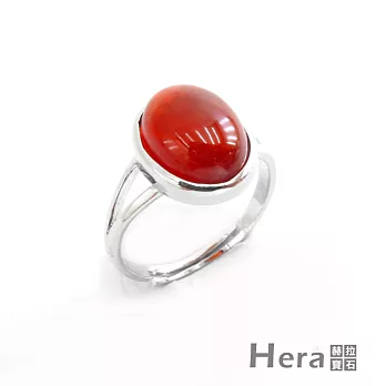【Hera】頂級簡約紅石榴石活圍戒/開口戒/戒指(純銀鍍K)