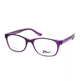 【大學眼鏡】PRATO 韓國製流行潮流 方框平光眼鏡PA2002-C4紫