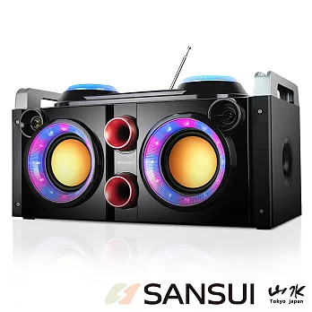 山水SANSUI音霸藍芽/廣播/USB/AUX/卡拉OK隨身音響(SBK777)