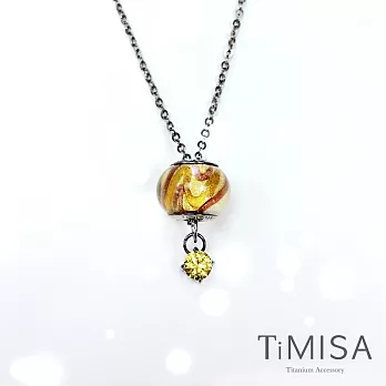 【TiMISA】純鈦琉璃串珠 誕生幸運鍊(十一月)套組