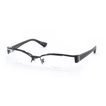【大學眼鏡】syun kiwami 都會典雅 精湛工藝日系半框平光眼鏡KM1162M-57/900黑
