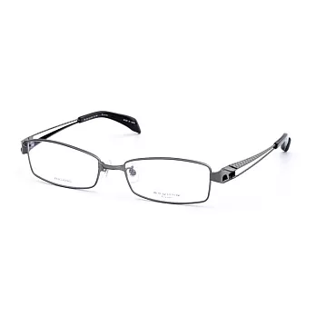 【大學眼鏡】syun kiwami 都會典雅 精湛工藝日系方框平光眼鏡KM1153M-55/416槍色