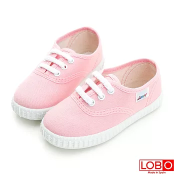 【LOBO】西班牙百年品牌Bambas環保膠底休閒童鞋-粉紅色 親子款30粉紅色